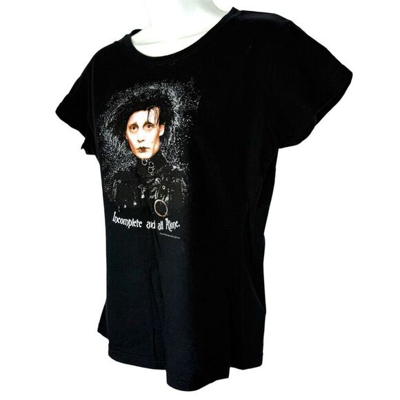Edward Scissorhands Graphic Tee XL – Ripple Junction Black Gothic T-Shirt - Picture 3 of 9